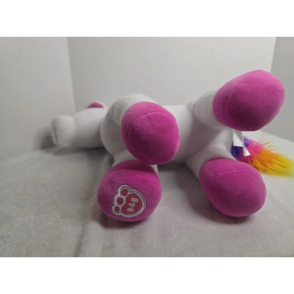 Build A Bear Rainbow Unicorn Stuffed Animal 16